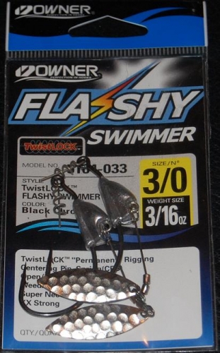 Owner 5164 FLASHY SWIMMER Size 3/0 Hook Weight 3/16 oz Jagged