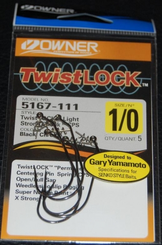 Owner 5167 Twistlock Light w/ CPS Size 1/0 Jagged Tooth Tackle