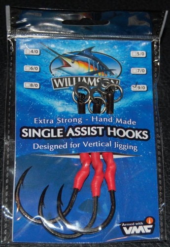 Williamson Lures Single Assist Hook - 7/0 Short