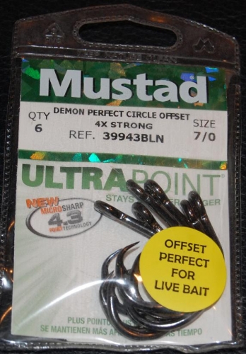 Mustad 39943NP-BN (old ref. 39943BLN) Demon 4X Perfect Offset