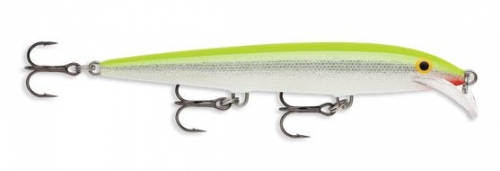 Rapala Scatter Rap Minnow 11 Silver Flourescent Chartreuse Jagged