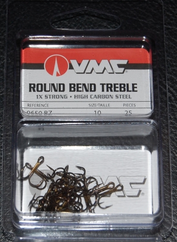 VMC 9650 Round Bend Treble 1X - Size 4