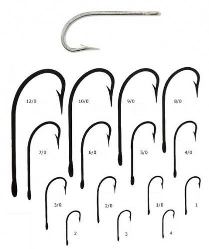MUSTAD HOOKS 6/0 DURATIN 100PK SALTWATER GAME FISH O'shaughnessy Ringed  23407D