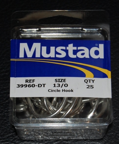 Mustad 39960-DT Duratin Circle Hooks Size 13/0 Jagged Tooth Tackle