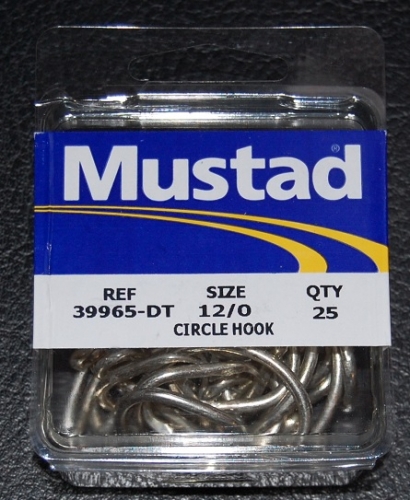 Mustad 39965-DT Duratin Circle Hooks Size 12/0 Jagged Tooth Tackle