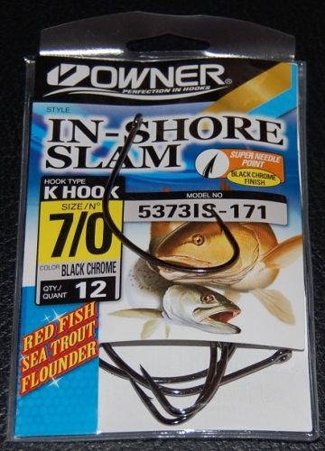 Owner K Hook Inshore Slam Size 7/0 Jagged Tooth Tackle