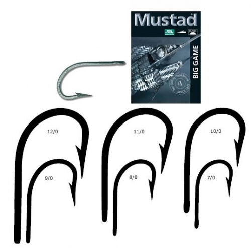 Mustad 7754-DT Bay King Hooks Size 10/0 Jagged Tooth Tackle
