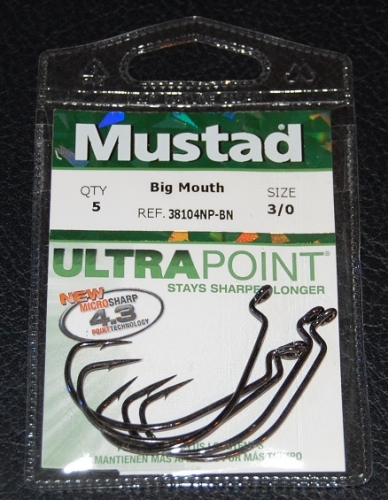 Mustad Big Mouth 3/0 38104NP-BN Leeda 