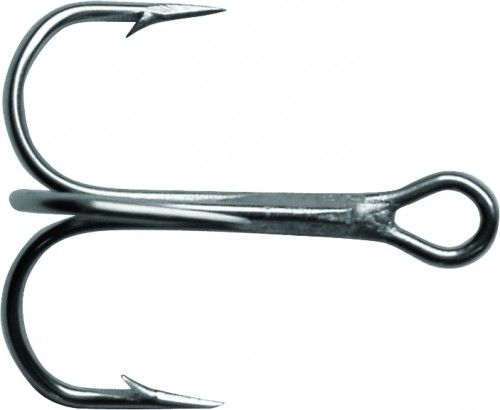 Mustad 35647-BN Black Nickel Treble Hooks Size 18 Jagged Tooth Tackle