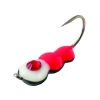 Clam Half Ant Drop 1/32 oz - White Red Red