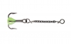 VMC Treble Dropper Chain 1 3/4" - Glow Chartreuse