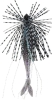 DUO Realis Small Rubber Jig 3.5g - Hatch Bug