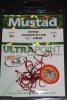 Mustad 33862NP-RB Ultra Point Red Slow Death Hooks - Size 4