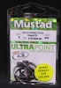 Mustad R39943NP-BN Ringed Demon 4X Perfect Offset Circle Hooks - Size 3/0