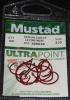 Mustad 39951NP-RB Ultra Point Red Demon Circle Hooks - Size 3/0