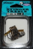 Owner Stinger 36 Treble Hooks Black Chrome - Size 2