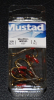 Mustad W3551 Weedless Treble Hooks - Size 1/0