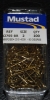 Mustad 32755-BR Bronze 90 degree Aberdeen Jig Hooks - Size 2