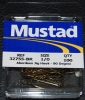 Mustad 32755-BR Bronze 90 degree Aberdeen Jig Hooks - Size 1/0