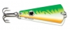 VMC Tingler Spoon 3/16 oz - Glow Green Fire UV