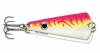 VMC Tingler Spoon 3/16 oz - Glow Pink Fire UV