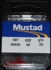 Mustad 3551-RB Red Treble Hooks - Size 18