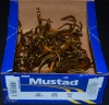 Mustad 3551-BR Bronze Treble Hooks - Size 9/0