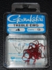 Gamakatsu Extra Wide Gap (EWG) Red Treble Hooks - Size 4