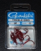 Gamakatsu Extra Wide Gap (EWG) Red Treble Hooks - Size 2