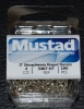 Mustad 3407-DT Duratin O'Shaughnessy Hooks - Size 4