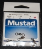 Mustad Ball Bearing Swivel with Welded Rings - Size 2/45