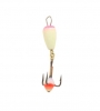 Clam Dropper Spoon 1/32 oz - White Pink Glow