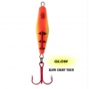 Clam Rattlin Blade Spoon 1/16 oz - Glow Chart Tiger