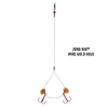 Clam Bigtooth Zero Wire Rig - Gold Blades #4 Red Hooks