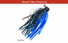 Z-Man ShroomZ Micro Finesse Jig 1/8 oz - Black Blue