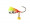 Clam Dingle Drop 1/16 oz - Chart Orange Glow Spot
