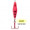 Clam Blade Spoon 1/8 oz - Glow Red Tiger