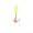Clam Drop Spoon 1/32 oz - Chart Green Glow