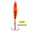 Clam Rattlin Blade Spoon 1/8 oz - Glow Chart Tiger