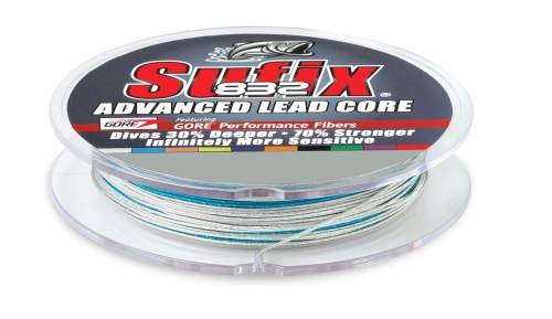Sufix 832 Advanced Lead Core Color Metered 12 lb Test 100 yards