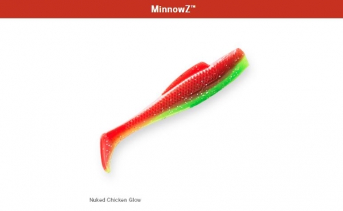 Z-Man MinnowZ Nuked Chicken Glow Jagged Tooth Tackle