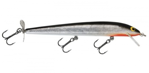 Bagley Bang O Lure Spintail 5 Black on Silver Foil Jagged Tooth Tackle
