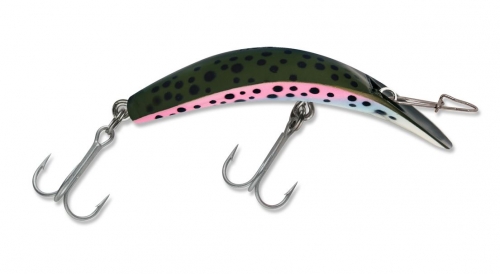 Luhr Jensen Kwikfish Non-Rattle K14 Rainbow Trout Jagged Tooth Tackle