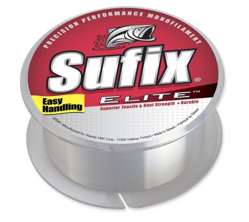 Sufix Elite Fishing Line Clear 8 lb Test 330 yards Jagged Tooth Tackle