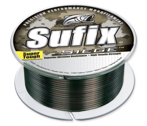Sufix Siege Fishing Line Camo 8 lb Test 330 yards Jagged Tooth Tackle