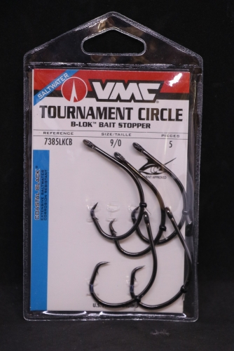 VMC B-Lok 7385LKCB Tournament Circle Size 9/0 Jagged Tooth Tackle