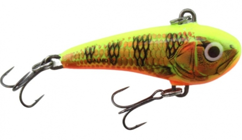 Salmo Chubby Darter 3/16 oz Gold Fluorescent Perch Jagged Tooth