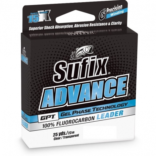Sufix Advance Fluorocarbon Leader Jagged Tooth Tackle