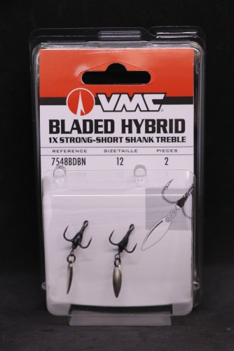 VMC 7548BD Bladed Hybrid Treble Short Size 12 Jagged Tooth Tackle