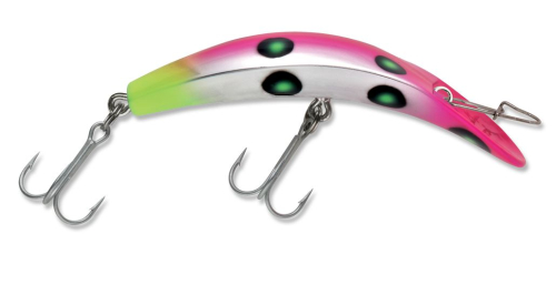 Luhr Jensen Kwikfish Rattle K15 Fluorescent Pink Chartreuse UV Jagged Tooth  Tackle